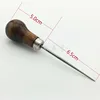 3Pcs Wooden Handle Awl DIY Leather Tent Sewing Awl Pin Punch Hole Repair Tool Hand Stitcher Leathercraft Needlework ► Photo 2/5
