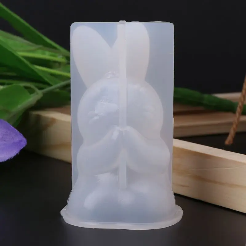 Силиконовые формы 3D животных милый кролик олень рождественские подарки DIY