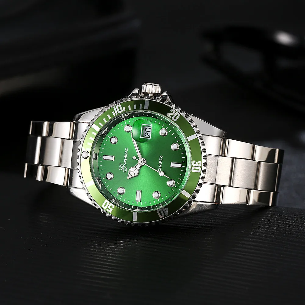 

GONEWA Men Fashion Military Stainless Steel Date Sport Quartz Analog Wrist Watch female watch for women waterproof ASL