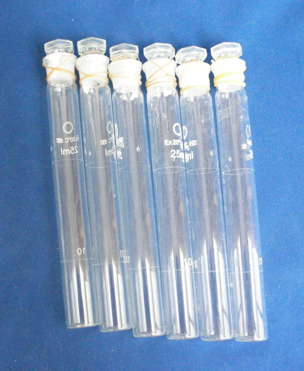12 Pcs Colorimetric Tube Nessler Color Comparison,50ml,Stroke Volume