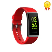 Умный Браслет монитор артериального давления сердечного ритма bluetooth 4,0 0,96 TFT цветной дисплей фитнес-трекер будильник