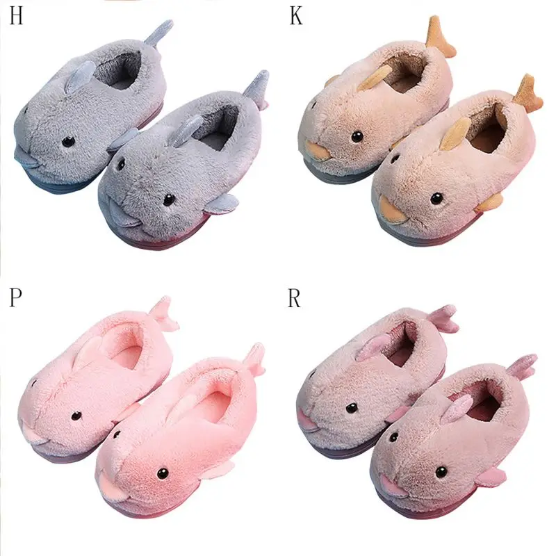 

Winter Toddler Baby Cartoon Korean Shoes Dolphins Home Parent-Child Package Cute Men And Women kids Children Shoes Baby Shoes