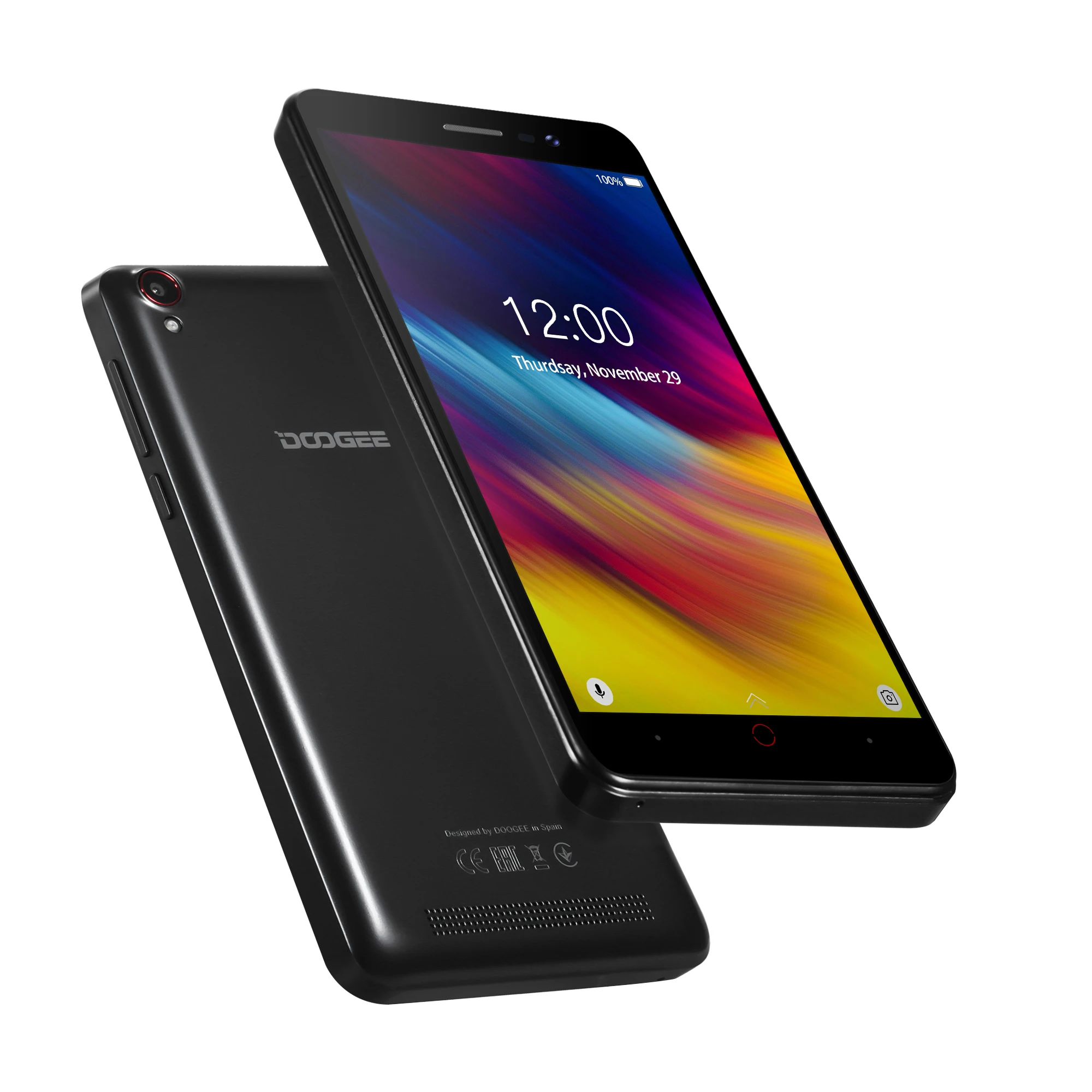 Doogee X100 4000mAh аккумулятор Android 8 1 8GB 1GB мобильный телефон 5 ''дисплей Мобильный 3g WCDMA