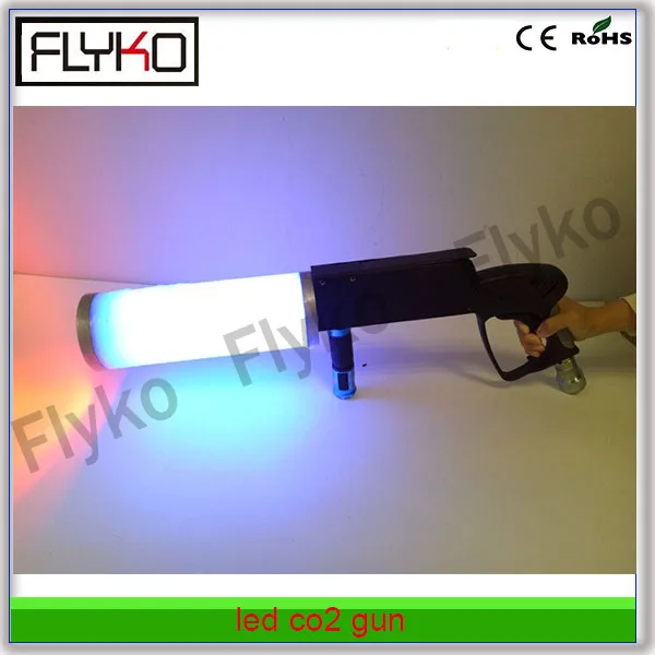 

Free ShippingCO2 Gun,CO2 Machine LED, DJ Led CO2 Gun With Battery 7 Colors Tube+4PCS 3W LED ( RGB & Single Color)