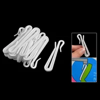 Пластиковые Крючки для занавесок 16 шт белый - изображение