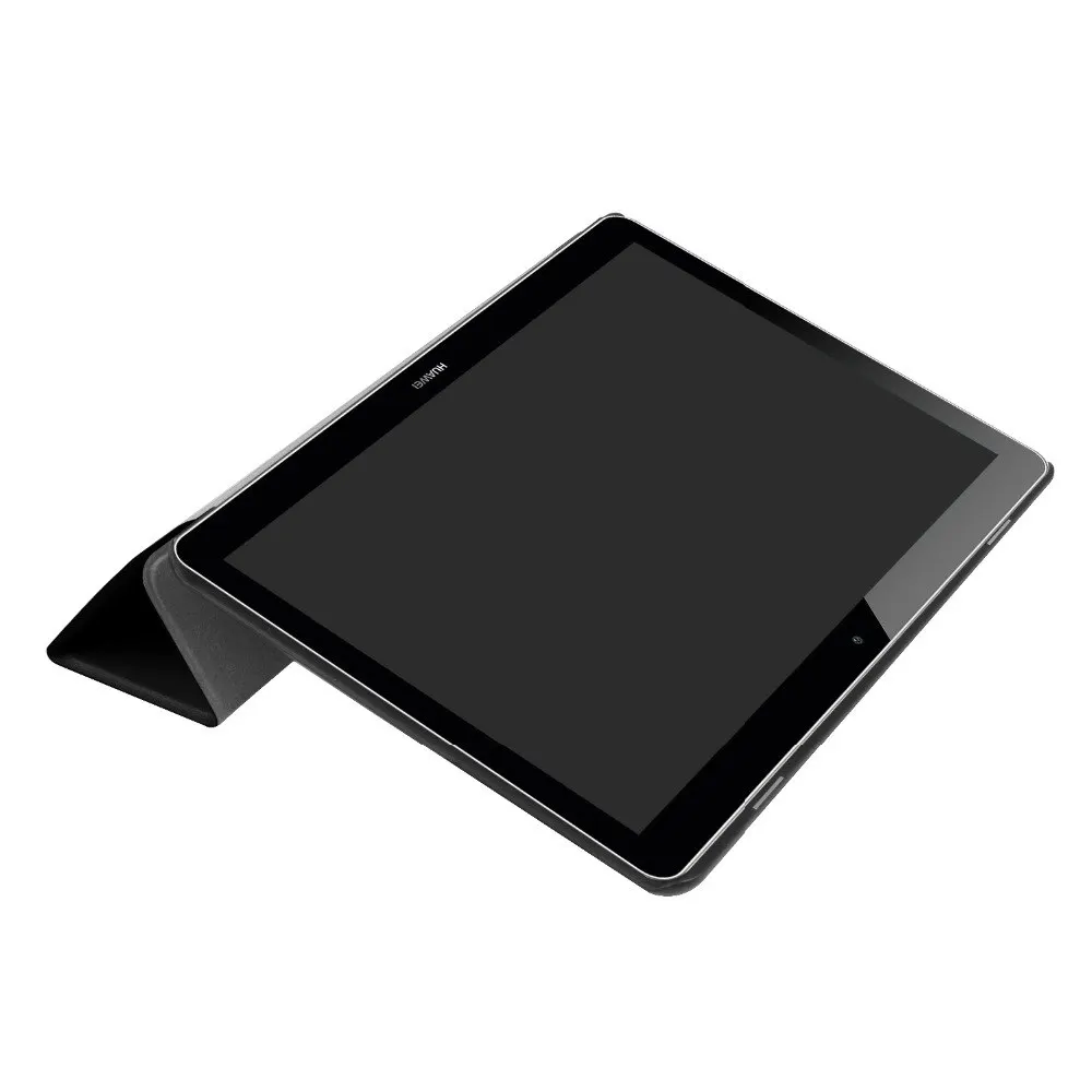 Dulcii Чехлы для huawei MediaPad T3 10 9 6 &quotShell чехол из ПУ кожи Tri fold Стенд флип t3