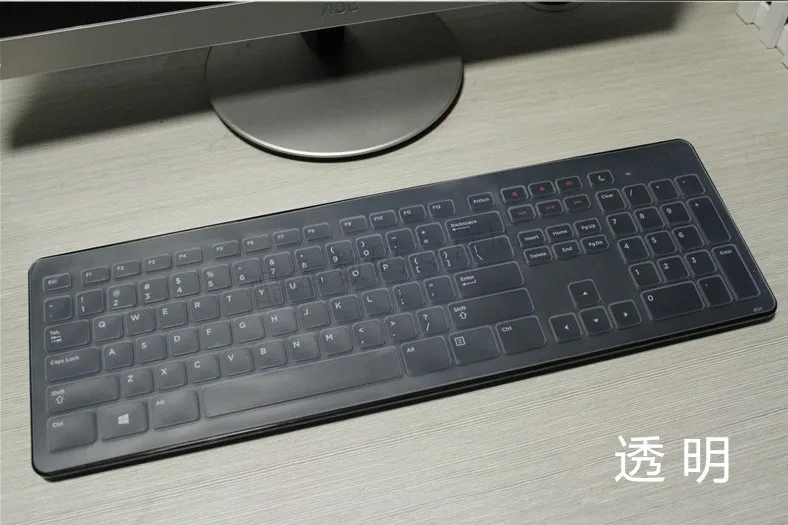Transparent Clear Silicone Keyboard Cover protectors for Logitech K400 PLUS