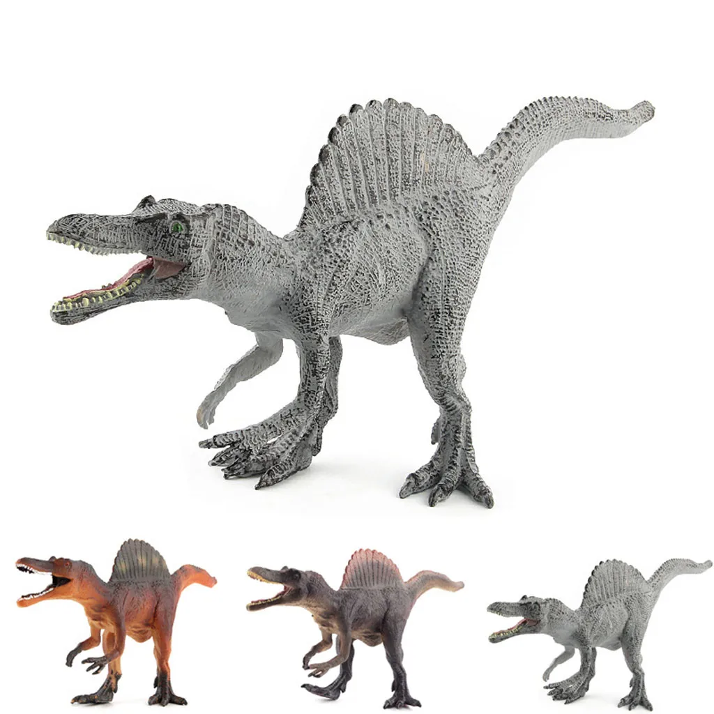 Большой Jurassic Wild Life игрушечный спинозавр модель Фигурка Реалистичные Модели Динозавров дети подарок на день рождения игрушки динозавры