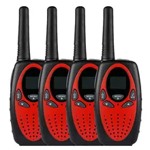 4X Set Radio 8 Canais Walkie Talkie PMR Chegar A 5 km de Rádio Portátil 2 Maneira de Rádio Display LCD UHF400-470MHZ