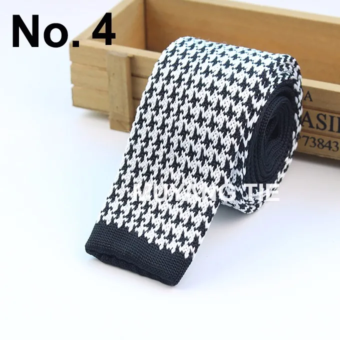 Мужские вязаные полосатые галстуки для отдыха, модные обтягивающие узкие галстуки для мужчин, обтягивающие тканые дизайнерские Галстуки No.1-20