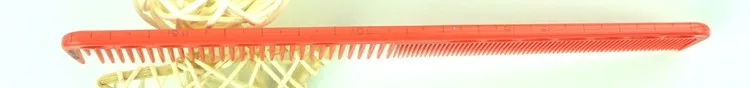 com medição a laser pente para corte de cabelo 6pcs