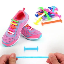 12 шт./компл. креативные шнурки унисекс для женщин и мужчин спортивные беговые шнурки без завязок эластичная силиконовая обувь Кружева Все кроссовки 11 цветов