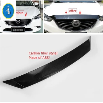 

Yimaautotrims Auto Accessory Front Up Grid Grill Grille Around Hood Protection Cover Trim For Mazda 6 Sedan & Wagon 2016 2017