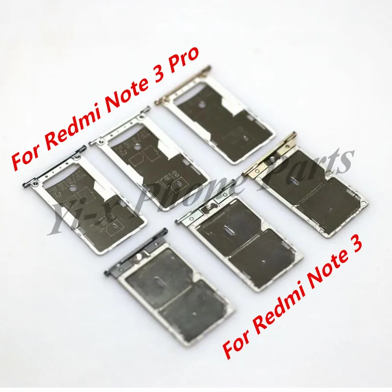 

1Pcs Nano Sim Card Tray For Xiaomi Redmi Note 3 &xiaomi redmi Note 3 Pro SD Card Holder Replacement Parts