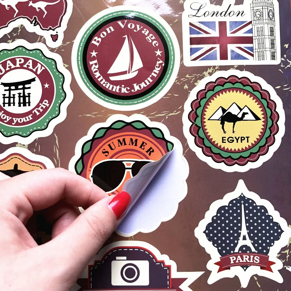 Hot Vintage Travel Theme Laptop Sticker for Macbook Decal Pro Air Retina 11\ Hot Vintage Travel Theme Laptop Sticker for Macbook Decal Pro Air Retina 11\