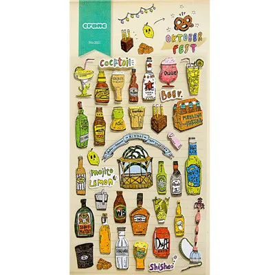 1pc new arrival clear sticker korean party decorative stickers adhesive