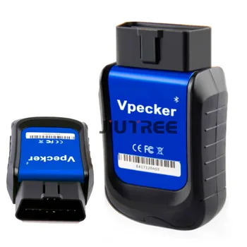 

VPECKER E4 Phone Bluetooth Full System OBDII Scan Tool for Android Support ABS Bleeding/Battery/DPF/EPB/Injector/Oil Reset/TPMS