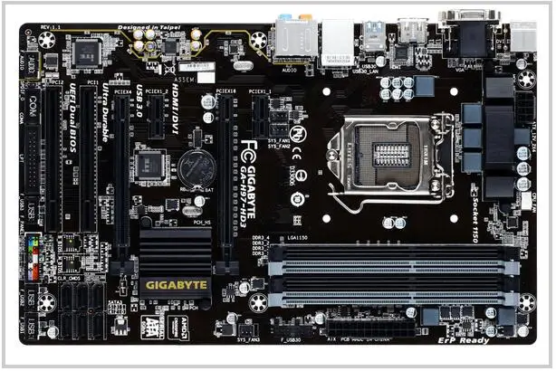 

Gigabyte GA-Z97-HD3 LGA 1150 DDR3 for i3 i5 i7 cpu 32GB Z97 Desktop motherboard boards 90%new