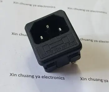 

SP-861 10A/250A AC power socket connectors with fuse base:5*20MM