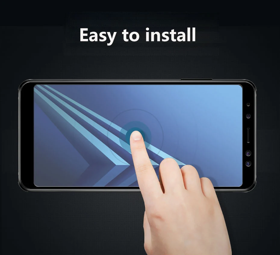 CAPAME For Samsung A7 2018 Protective Glass Screen Protector For Samsung Galaxy A5 2017 A3 2016 A7 A6 A8 A9S 2018 Tempered Glass (5)