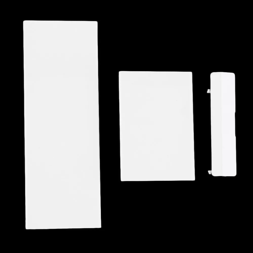 Замена Memeory двери слот для карты крышка 3 части дверные крышки для nintendo wii консоли белый