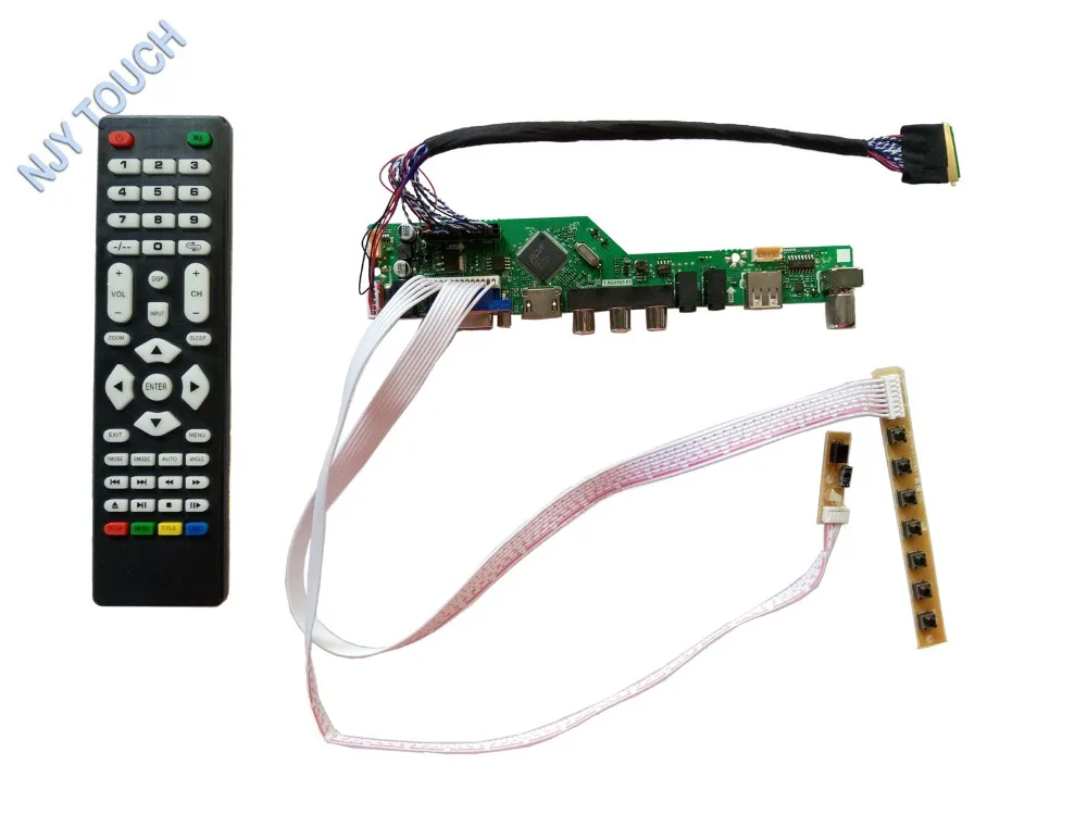 Новый HDMI USB AV VGA TV LVDS набор для платы ЖК-контроллер LP173WD1-TLA1 панель 1600x900 |