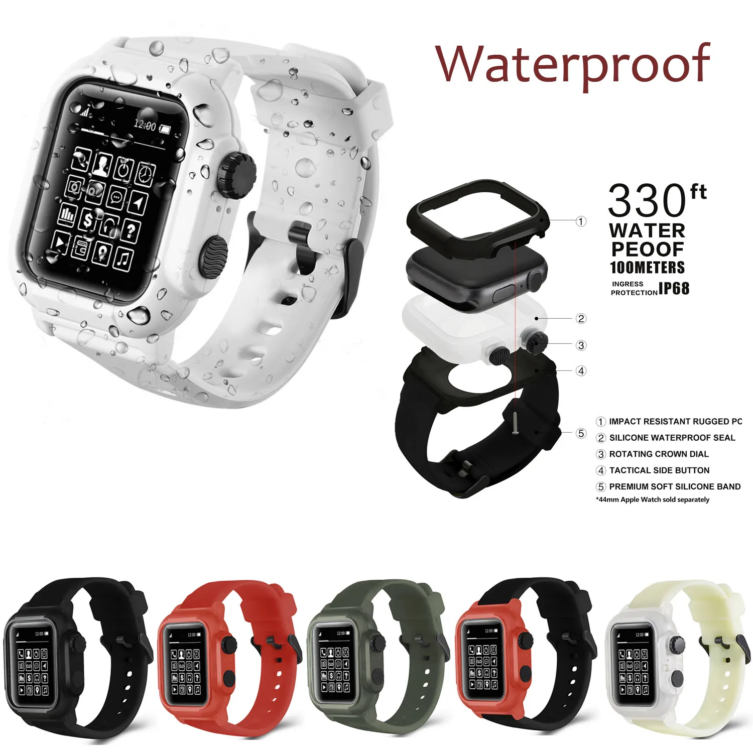 apple watch rugged case 44mm