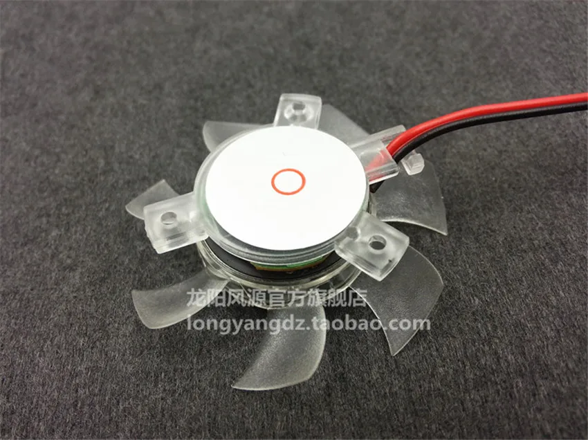 Placa Gráfica Vga Fan Bla Silencioso 25 mm 26 mm 27 mm Buraco Pitch 5010 12v 0.1a 2pin 45 Milímetros de Diâmetro de Alta Qualidade - Imagem 3