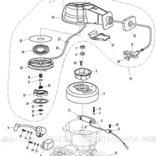 Запчасти для Parsun подвесной мотор 2 тактный 3,6 hp стартап диск в сборе оригинальные аксессуары