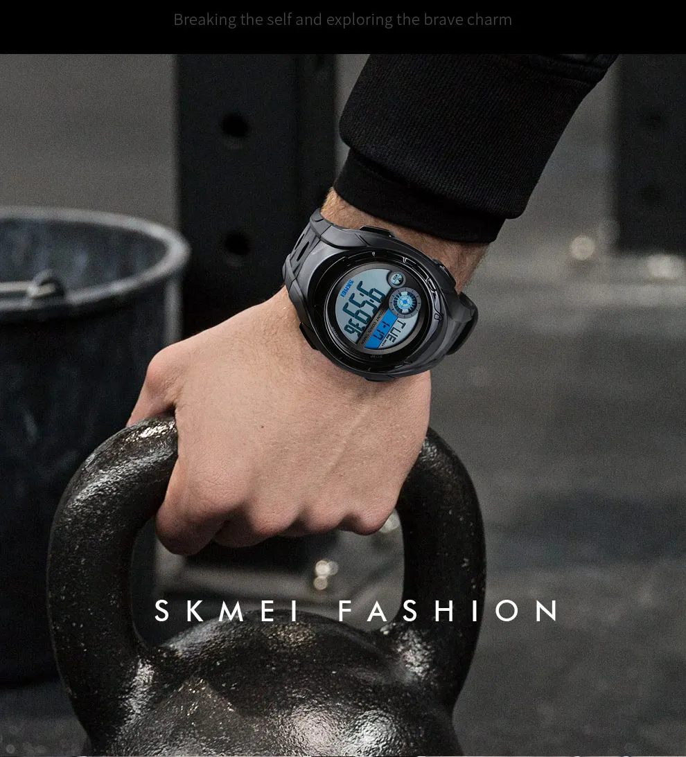 SKMEI новые спортивные часы мужские армейские военные 5 бар водонепроницаемые будильник часы дисплей недели цифровые часы наручные часы Relogio Masculino