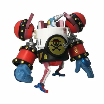 

Anime 1/8 Scale Painted Figure One Piece General Franky BF-38 Tank Action PVC Figure Toy Brinquedos 14CM