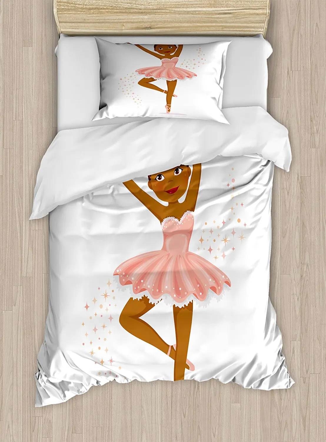 Girls Duvet Cover Set Ballerina Dancing Daughter Classic Performance