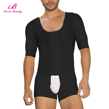 

Lover Beauty Slimming Shapewear Men Bodysuit Fajas Waist Trainer Body Shaper BodySuit Abdomen Belly Shaper Hip Enhance Underwear