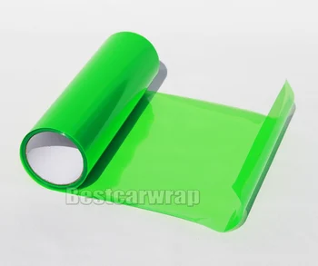 

1 Roll / Lots Green Headlight Film Tint Taillight / Motorbike Rear Lamp Tinting Film Foil Size 0.3x10m/ Roll