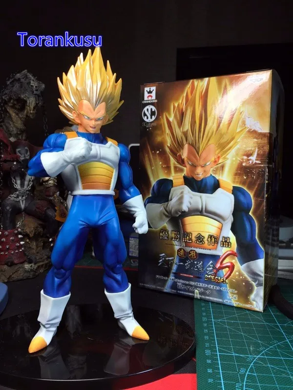 Dragon Ball Z фигурки оригинальный Scultures Вегета Супер Saiyan 170 мм аниме Dragon Ball Z DBZ Коллекционная модель игрушки SC01