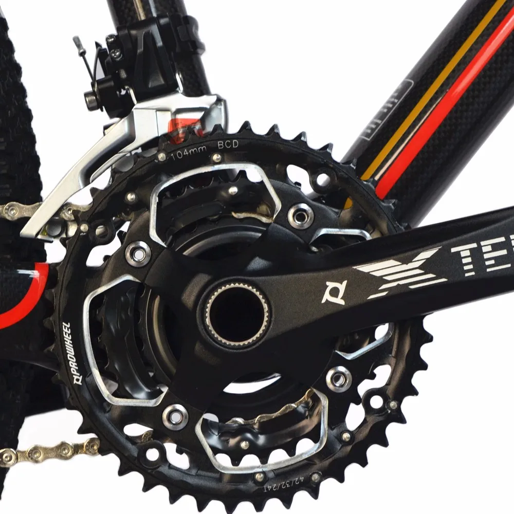 Flash Deal BEIOU Carbon 26-Inch Mountain Bike Hardtail MTB  S H I M A N O  M610 DEORE 30 Speed Ultralight RT Carbon Hubs Glossy CB018A 3