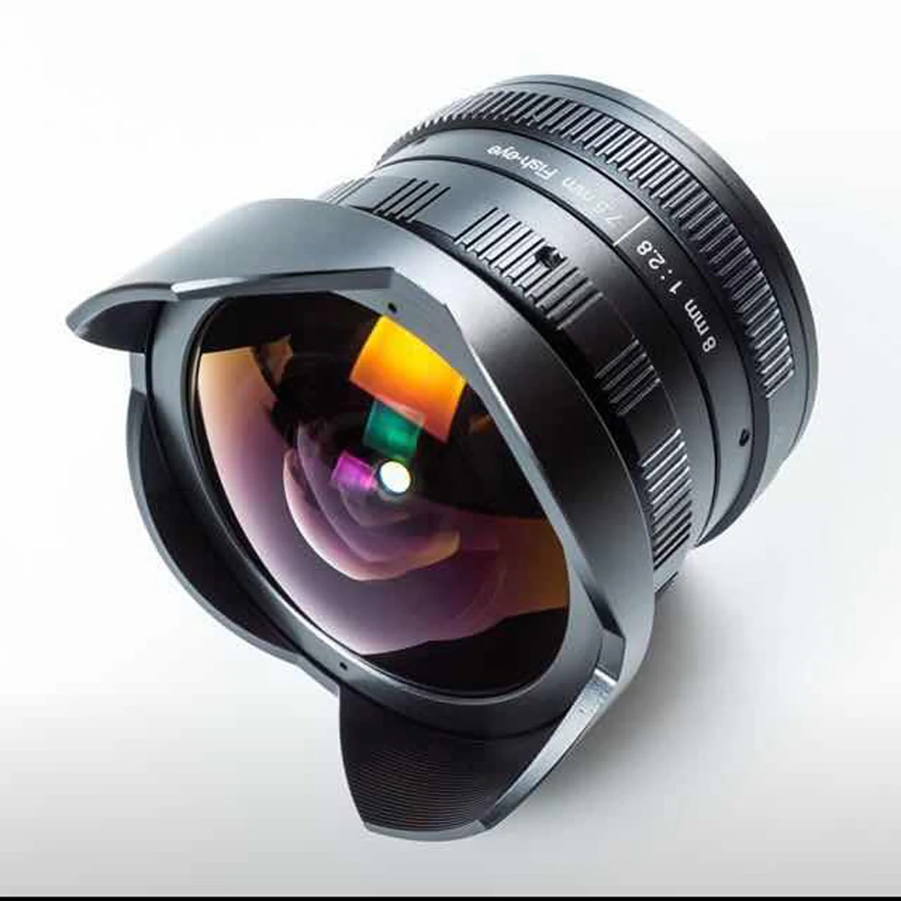SITOOSHE 7 5 мм F2.8 рыбий глаз широкоугольный микро одиночный объектив для Fujifilm fuji XF