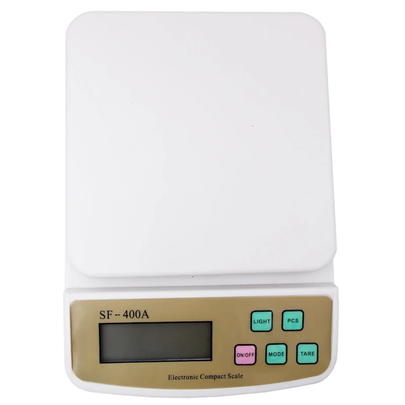 

2/5/10Kg 1g/0.1g Libra Digital Kitchen Scales Counting Weighing electronic balance scale SF-400A English button