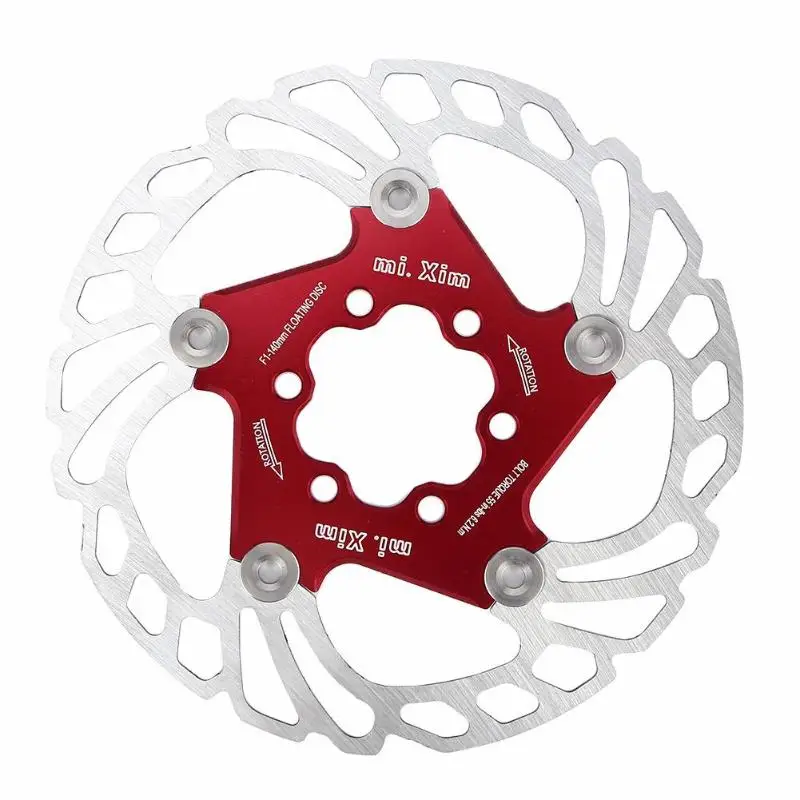 Type B Red 140-F1 Тормозные роторы для горного велосипеда MTB, быстросохнущий, из нержавеющей стали 140/203 мм, плавающий диск с быстрым охлаждением, тормозной ротор, Аксессуары для велосипеда - Цвет: Type B Red 140-F1