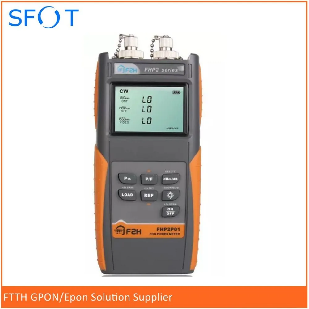 

Original fiber optical power meter FHP2P01 handheld PON optical power meter with FC / SC connector