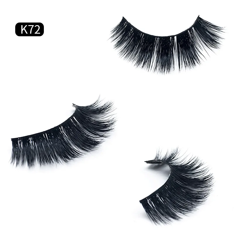 Mangodot Eyelash 3D Mink Lashes Luxury Hand Made Mink Eyelashes Thick Volume Upper Lashes Cruelty Free Mink False Eyelashes - Длина: K72