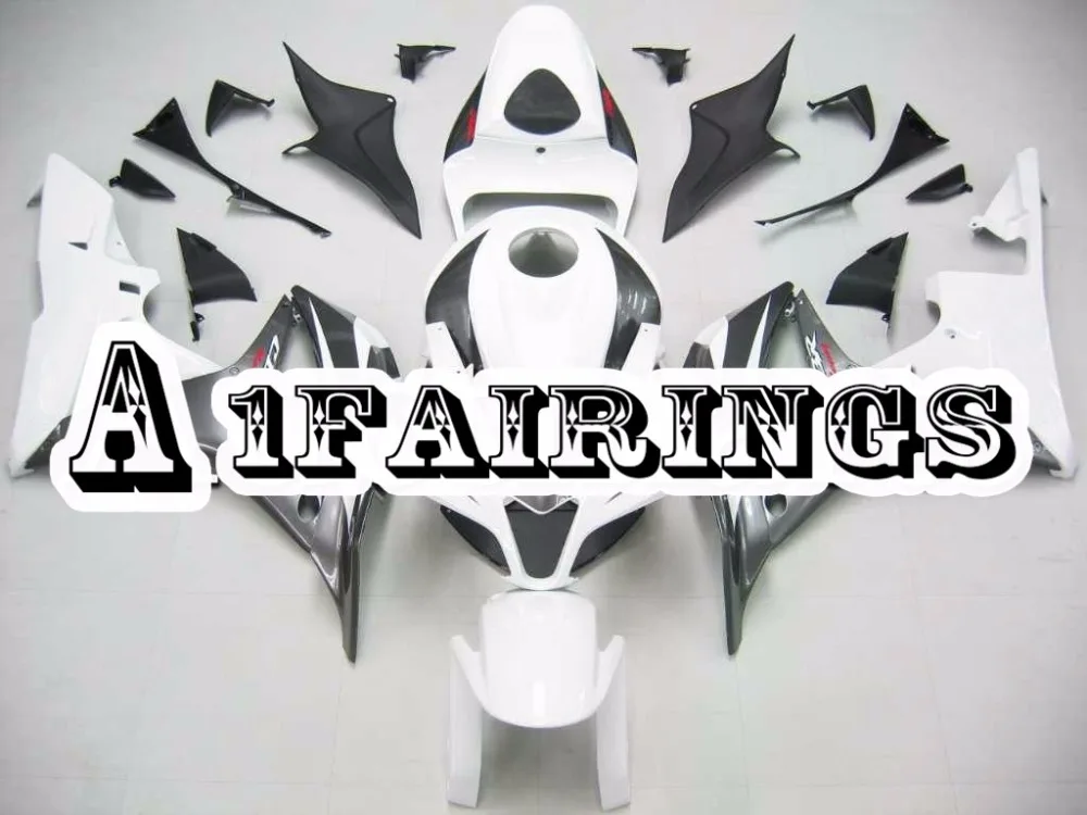 Cowlings for Honda CBR600RR F5 2007 2008 ABS Plastic Injection Bodywork Motorcycle Panels 07 08 Fairing White Silver Body Kit | Автомобили