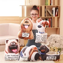 Аксессуары для салона автомобиля, хлопковый ПП наполнитель материал, милая подушка для собаки, Автомобильная подушка для сиденья, валик, авто украшение