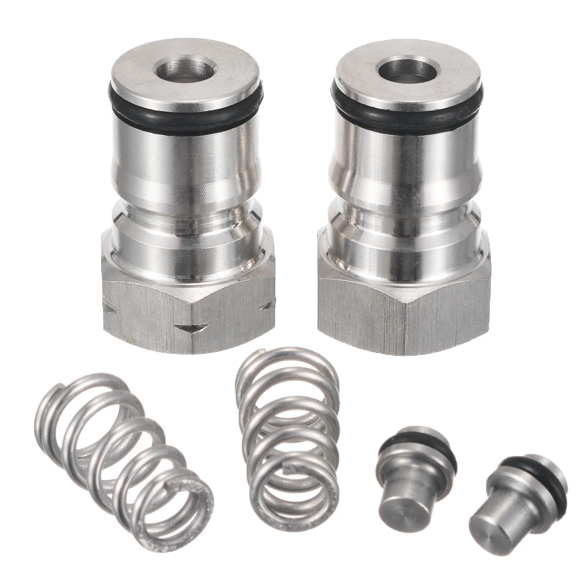 2pcs/ Set Stainless Steel Study Keg Ball Lock Post 19/32''-18 Gas and Liquid Ball Lock Keg Poppet Post Kit For Home Brewing