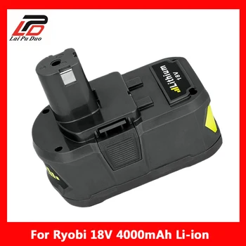 

Brand New Rechargeable Battery Pack Power Tool Battery For Ryobi 18V 4Ah P108 RB18L40 Lithium Ion