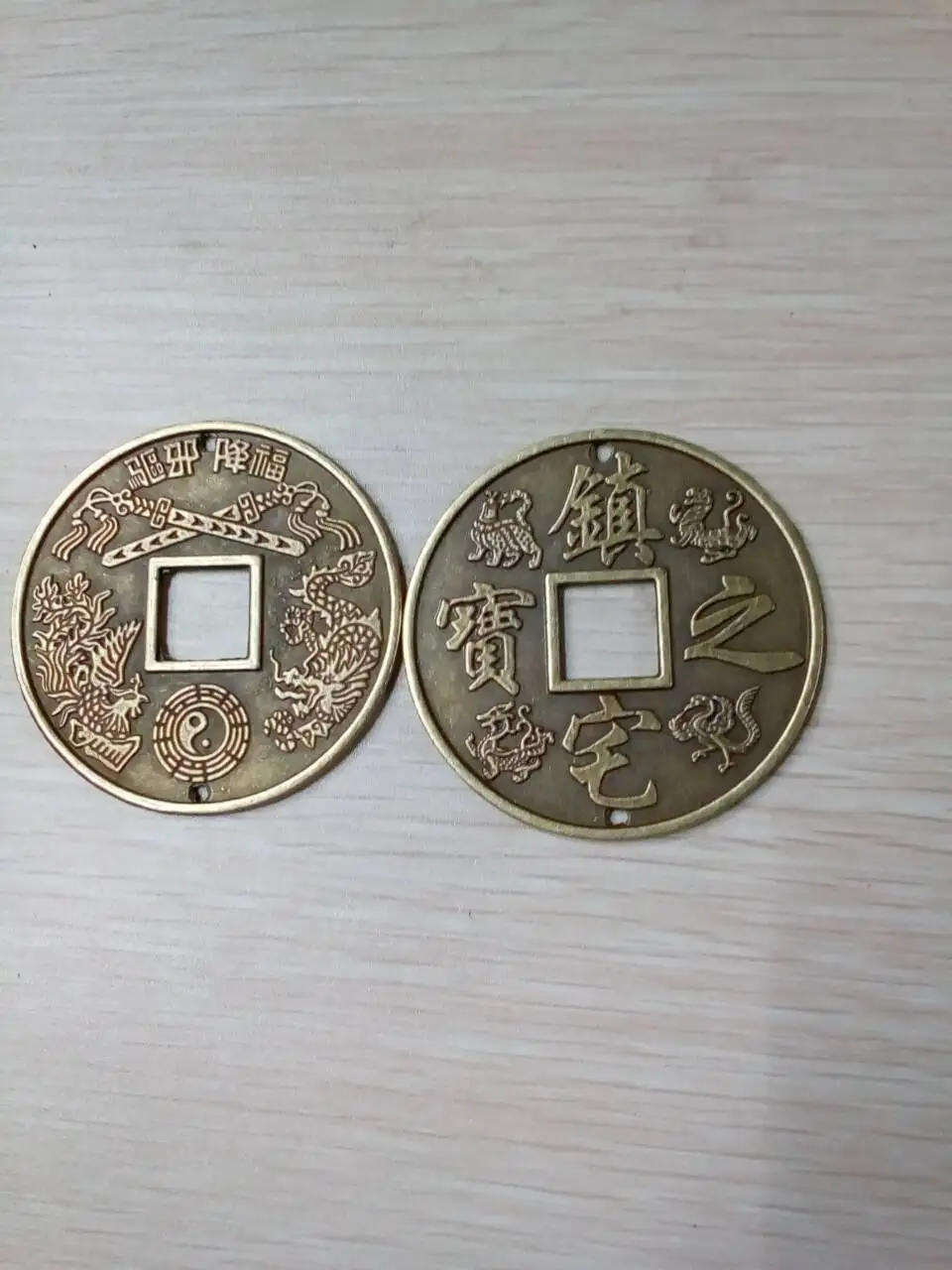 12pcs collection old antique animals Bronze mirror Chinese zodiac Commemorative