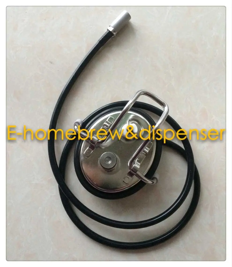 

Free shipping Soda Keg LId w/Carbonation set with 1meter tube and 0.5 Micron Oxygen Stone