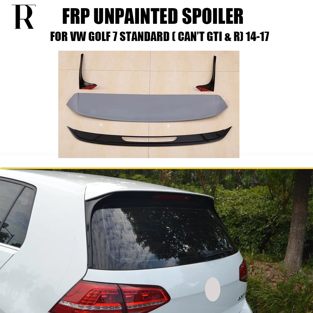 

ABS Unpainted Rear Roof Wing Spoiler for VW Golf 7 MK7 Standard 2014 - 2017 ( not gti and R )