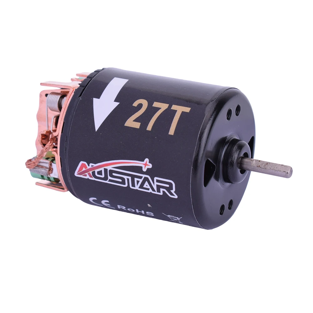 AUSTAR RS 540 27T 3 17 мм модифицированный щеточный двигатель для 1/10 Axial SCX10 RC4WD D90|Детали и