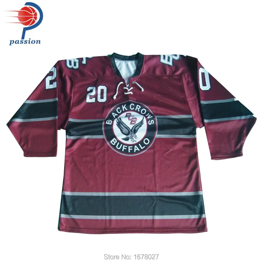Grey Home Maroon Away Inline Hockey Jerseys with Customize Numbers and